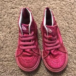 pink sparkly vans toddler